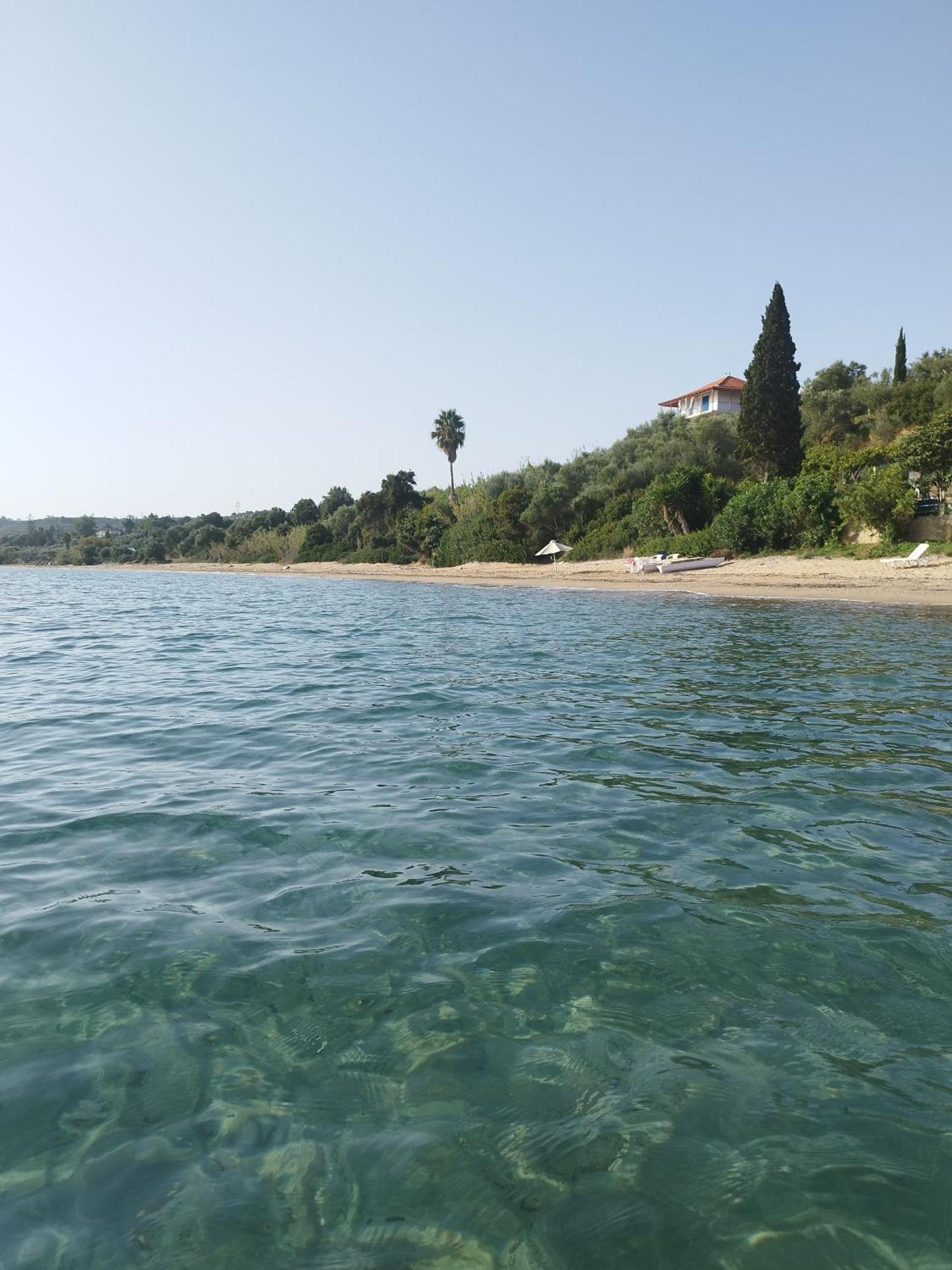 Takis Haikos House Two Minutes Walk To The Beach Peroulia Вунарія Екстер'єр фото