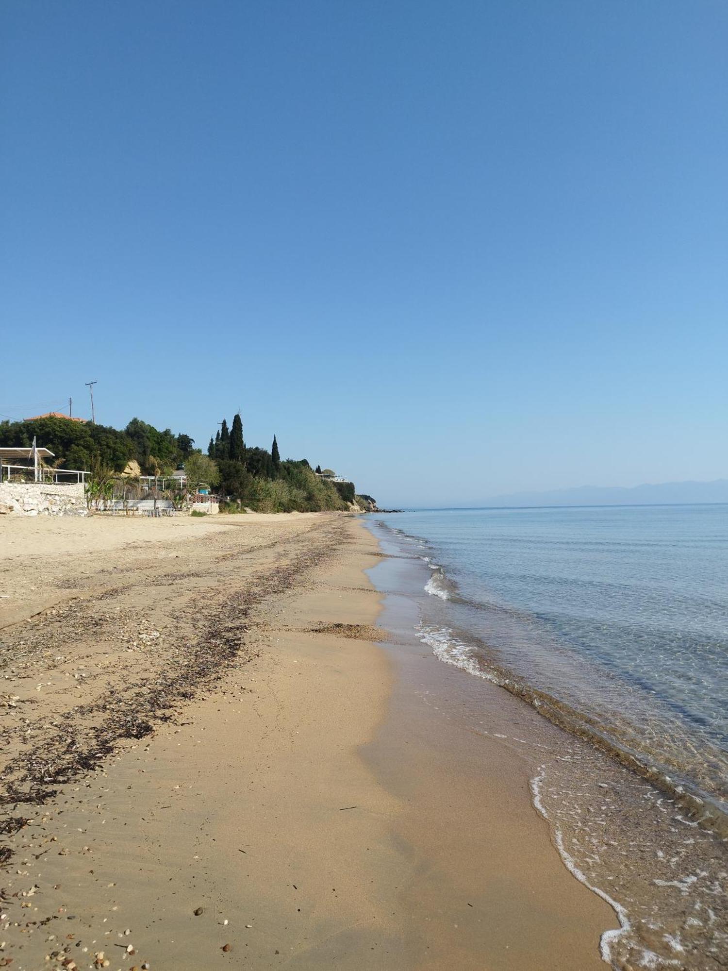 Takis Haikos House Two Minutes Walk To The Beach Peroulia Вунарія Екстер'єр фото